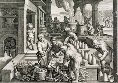 A Sugar Mill and the Production of Sugar Loaves, plate 14 from 